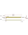TIRAS LED STRIPS*TIRA LED 24V COB 12w/m IP65 4000K ROLLO 5M